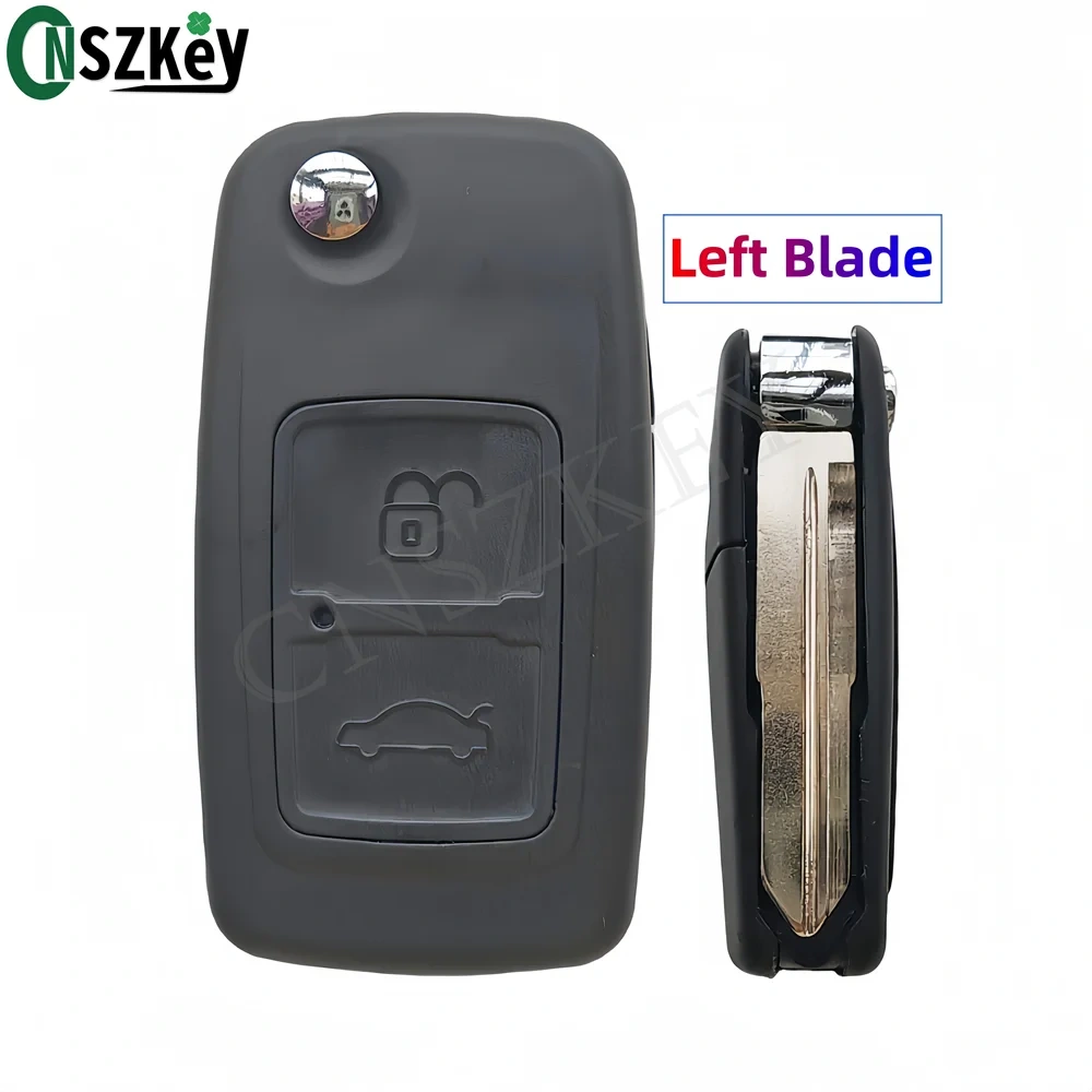CNSZKEY High Quality Folding Remote Control Key Shell For Chery Automobile A5 E5 A3 FY2 Tiggo Cowin 1 2 3 X1 With LOGO