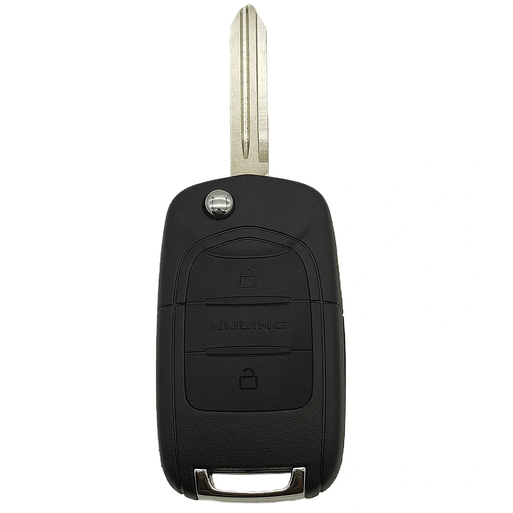 CNSZKey Original Folding Remote Key Shell 3 Buttons For WULING BAOJUN Chevrolet Captiva Brand New Key Shell With WULING LOGO