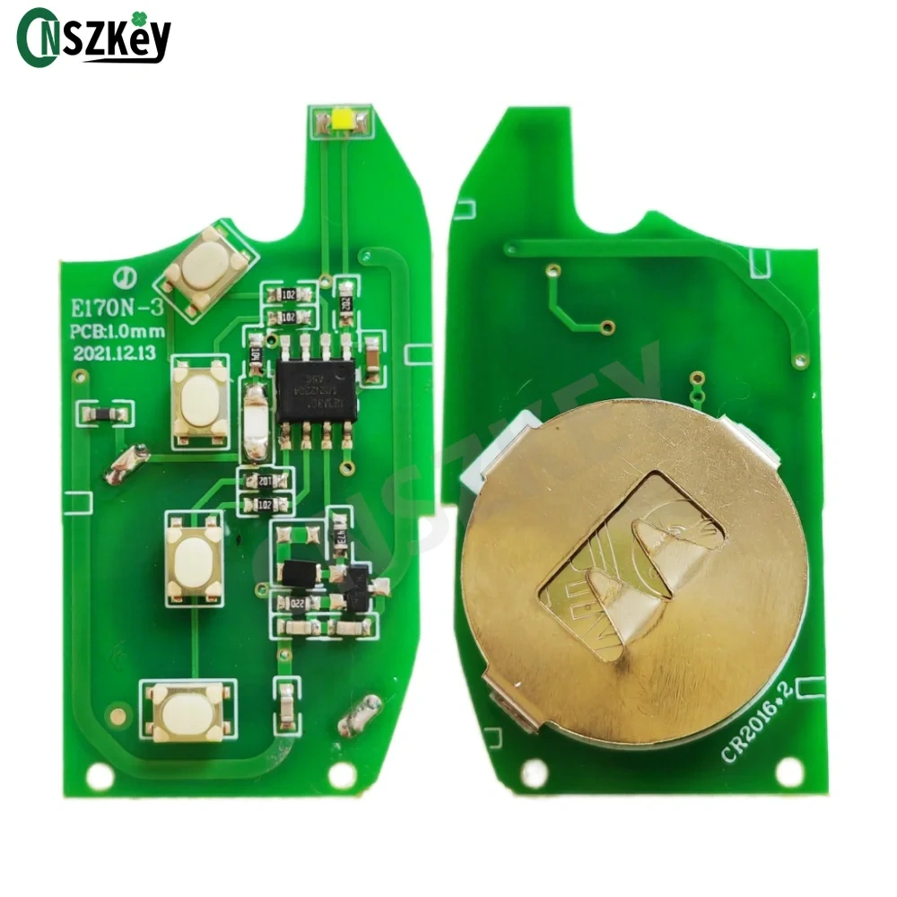 CNSZKEY 5Pcs/Lot Nemesis Universal Remote Control 370Mhz ASK Car Alarm Rolling Code White Light 4 Buttons