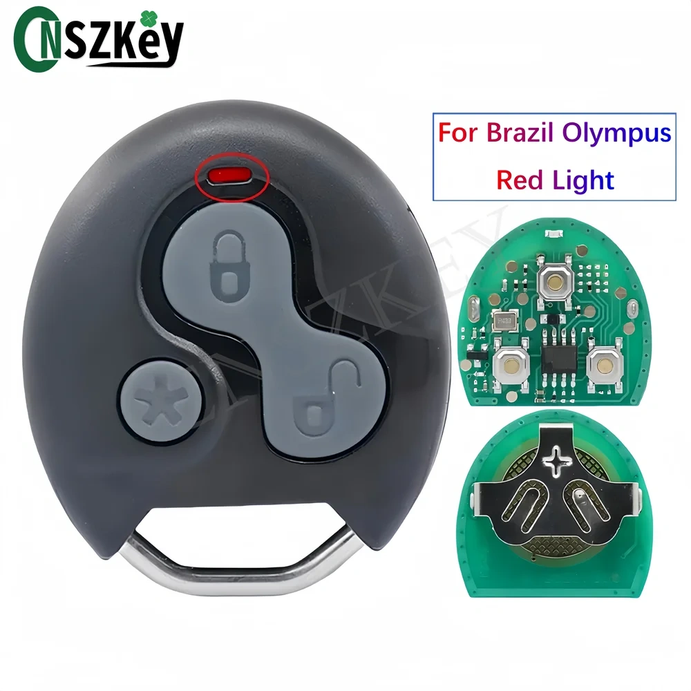 5Pcs/Lot CNSZKEY For Controle Remoto Alarme Olimpus Blue Light For New System / Red Light For Old System