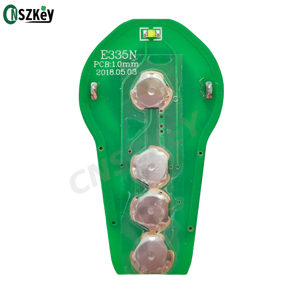 CNSZKEY 5Pcs/Lot Nemesis Universal Remote Control 370Mhz ASK Car Alarm Rolling Code Whilte Light 4 Buttons