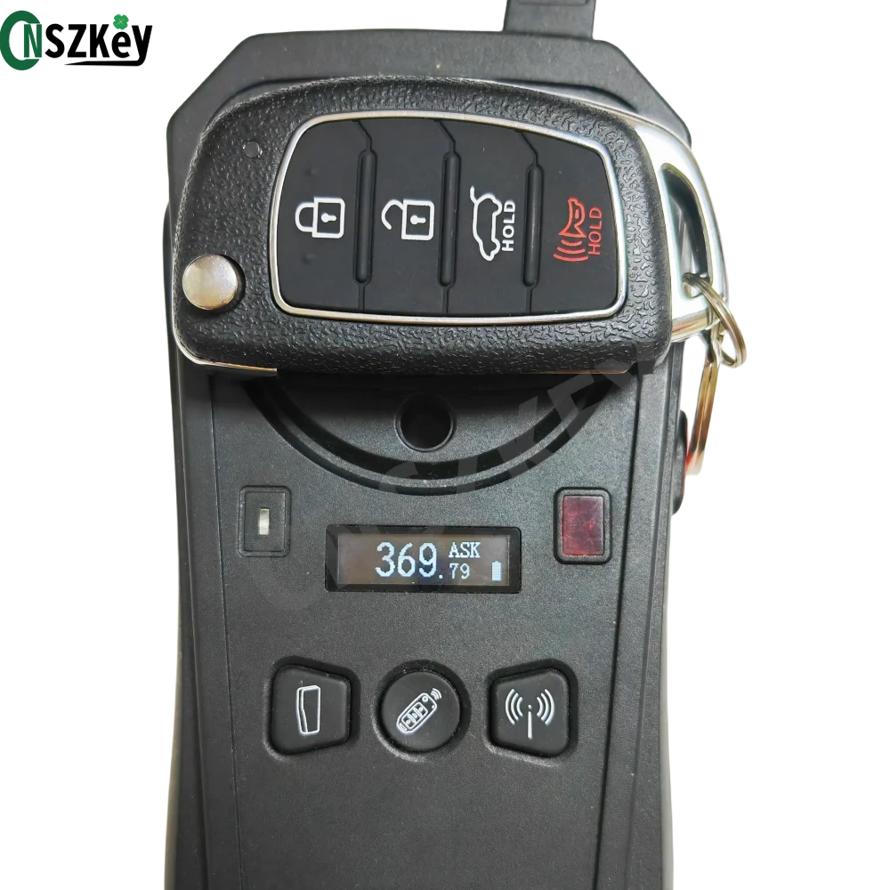 CNSZKEY 5Pcs/Lot Nemesis Universal Remote Control 370Mhz ASK Car Alarm Rolling Code White Light 4 Buttons