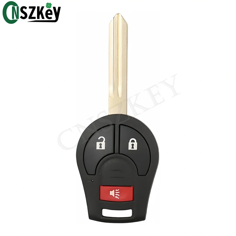 5Pcs/Lot CNSZKEYFCCID: CWTWB1U751 For Nissan Cube Juke Rogue NV Versa Note NV200 Remote control key shell 3/4 Button With LOGO