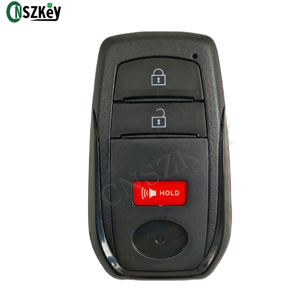 CNSZKEY Replacement Smart Remote Key Shell For Toyota Corolla Cross 2022-2024 3/4 Buttons With Logo