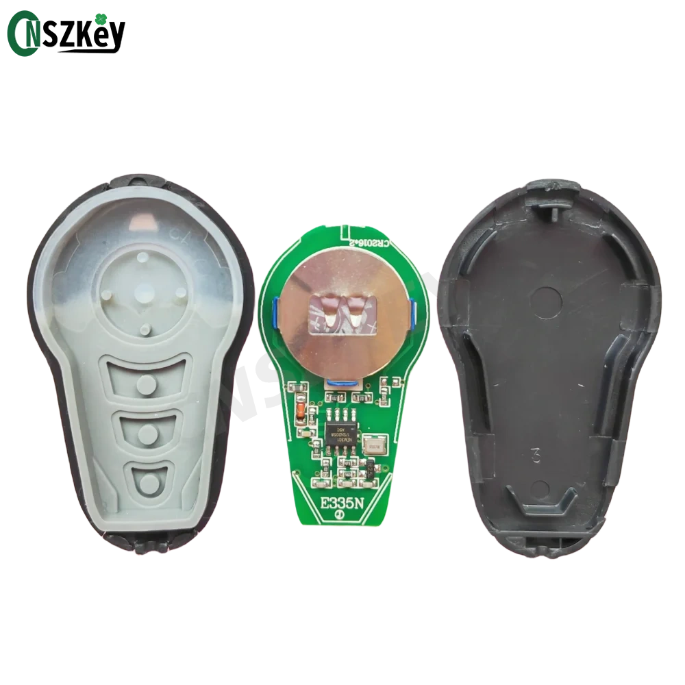 CNSZKEY 5Pcs/Lot Nemesis Universal Remote Control 370Mhz ASK Car Alarm Rolling Code Whilte Light 4 Buttons