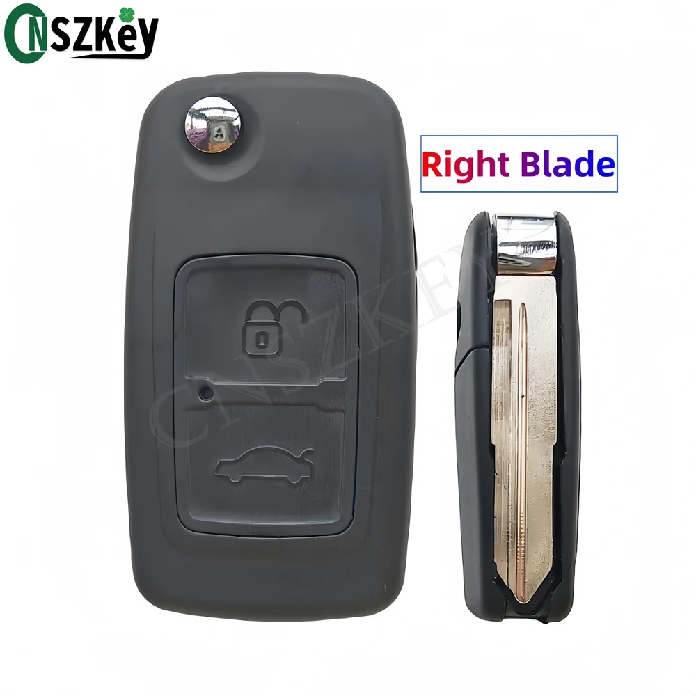 CNSZKEY High Quality Folding Remote Control Key Shell For Chery Automobile A5 E5 A3 FY2 Tiggo Cowin 1 2 3 X1 With LOGO