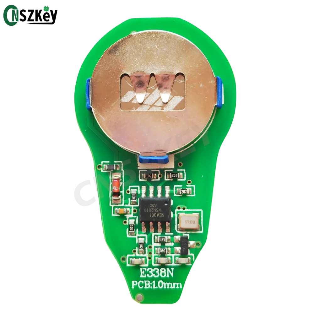 CNSZKEY 5Pcs/Lot Nemesis Universal Remote Control 370Mhz ASK Car Alarm Rolling Code Whilte Light 4 Buttons