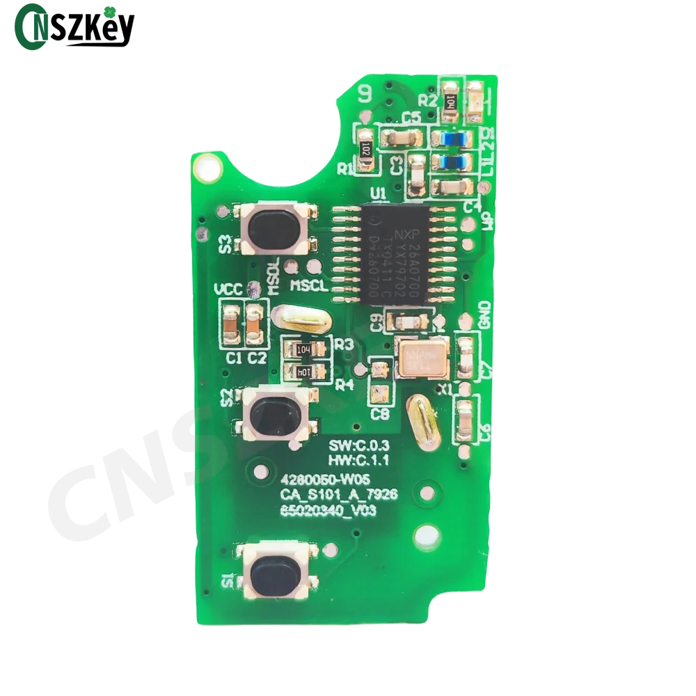 CNSZKEY Original Remote Key 434Mhz FSK 3 Buttons For 2017 ChangAn CS35