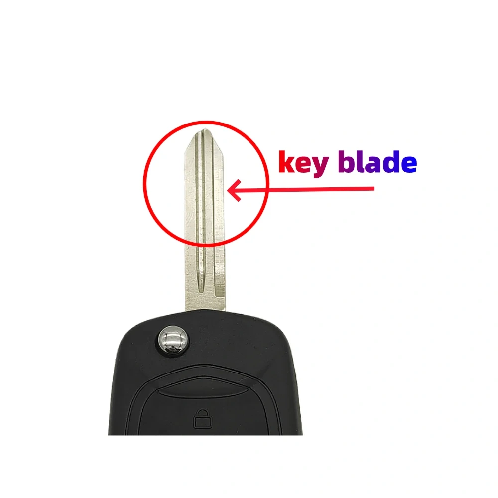 CNSZKey Original Folding Remote Key Shell 3 Buttons For WULING BAOJUN Chevrolet Captiva Brand New Key Shell With WULING LOGO