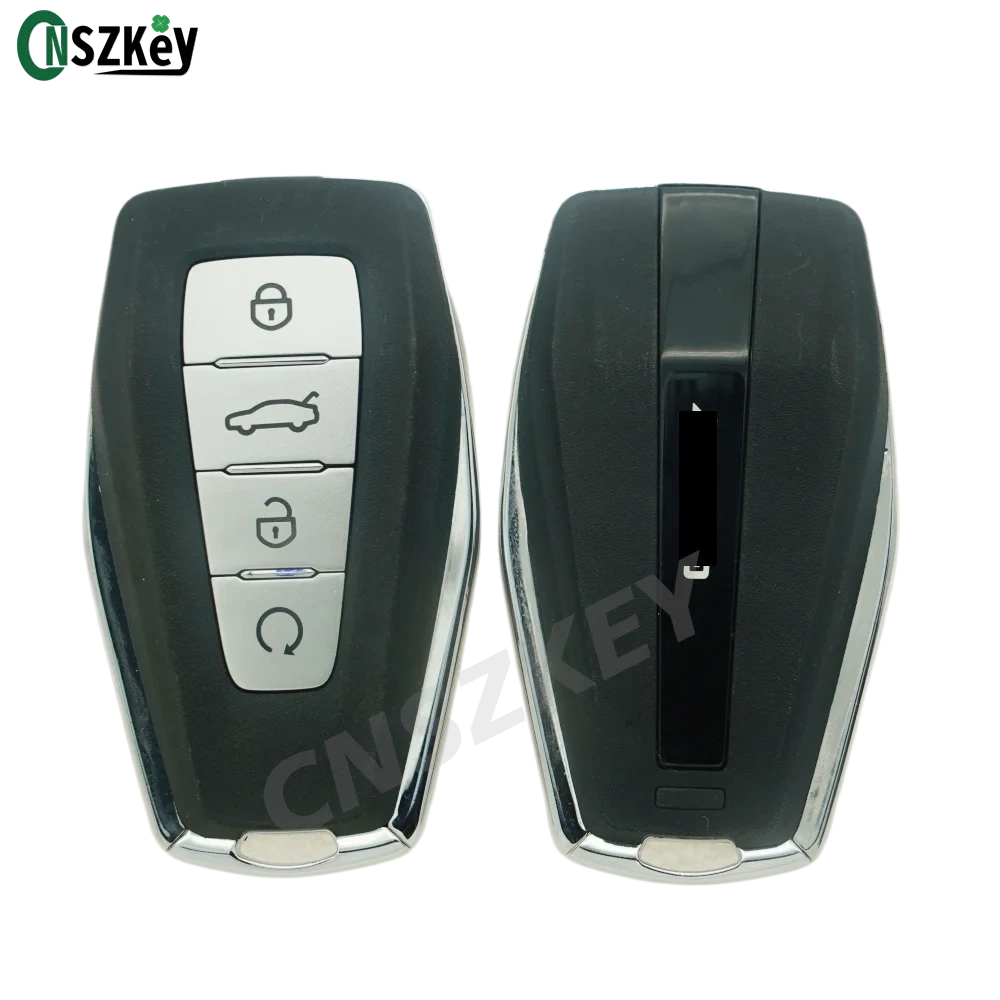 CNSZKEY OEM Smart Remote Key For 2019 Geely Coolray 434Mhz 47 HITAG3 Chip 4 Buttons With Uncut Blade