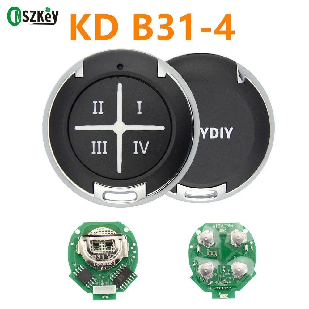 CNSZKEY 5Pcs/Lot KD B31 Garage Door Remote for KD900/KD MINI/URG200/KD-X2 Key Programmer B Series Remote
