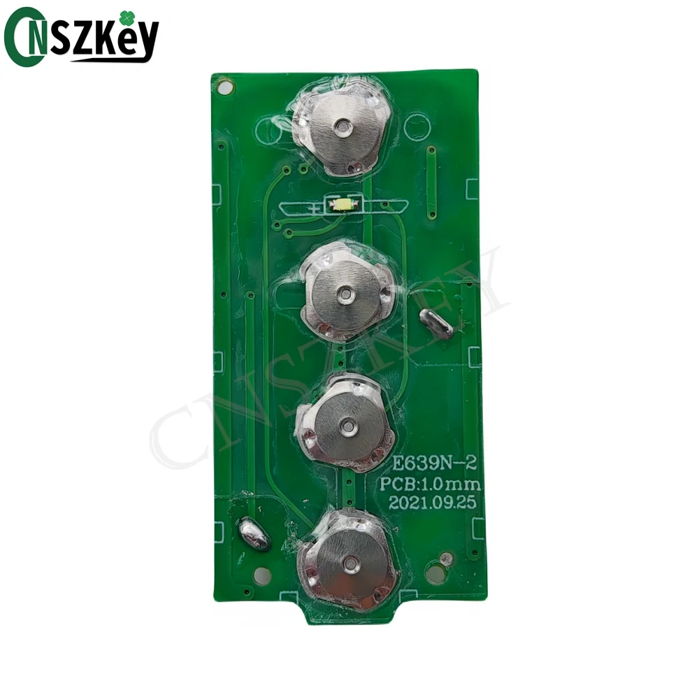 CNSZKEY 5Pcs/Lot Nemesis Universal Remote Control 370Mhz ASK Car Alarm Rolling Code Whilte Light 4 Buttons