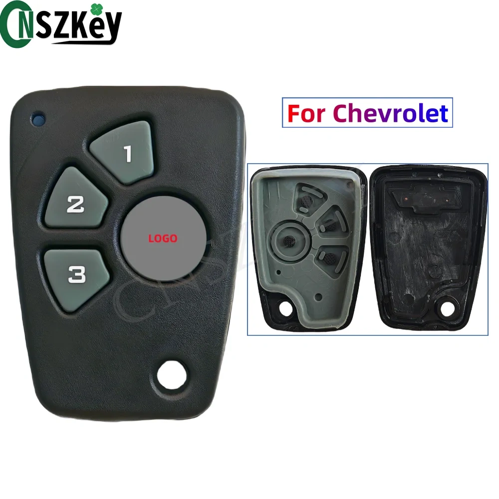 10Pcs/Lot CNSZKEY Keyless Entry Remote Key Shell For Chevrolet Silverado Camaro Cruz Volt 4 Buttons With LOGO