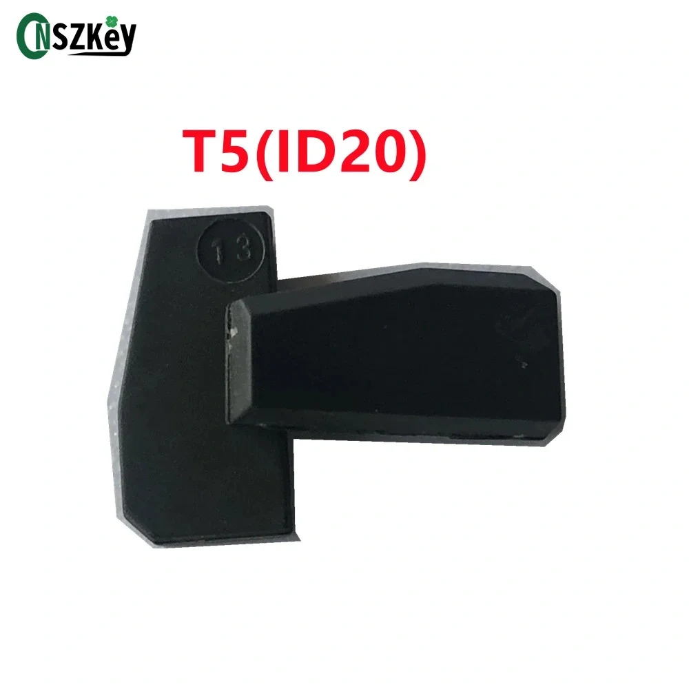 CNSZKEY 10Pcs/Lot Original T5 ID20 Ceramic Car Key Chip ID 20 Carbon Auto Transponder Chip
