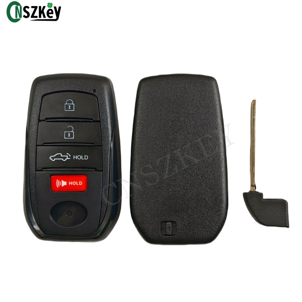 CNSZKEY Replacement Smart Remote Key Shell For Toyota Corolla Cross 2022-2024 3/4 Buttons With Logo