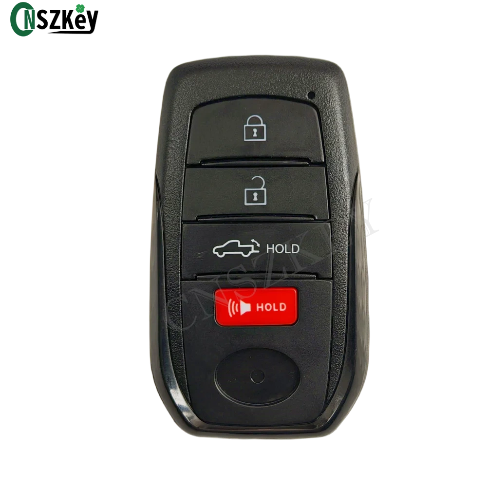 CNSZKEY Replacement Smart Remote Key Shell For Toyota Corolla Cross 2022-2024 3/4 Buttons With Logo
