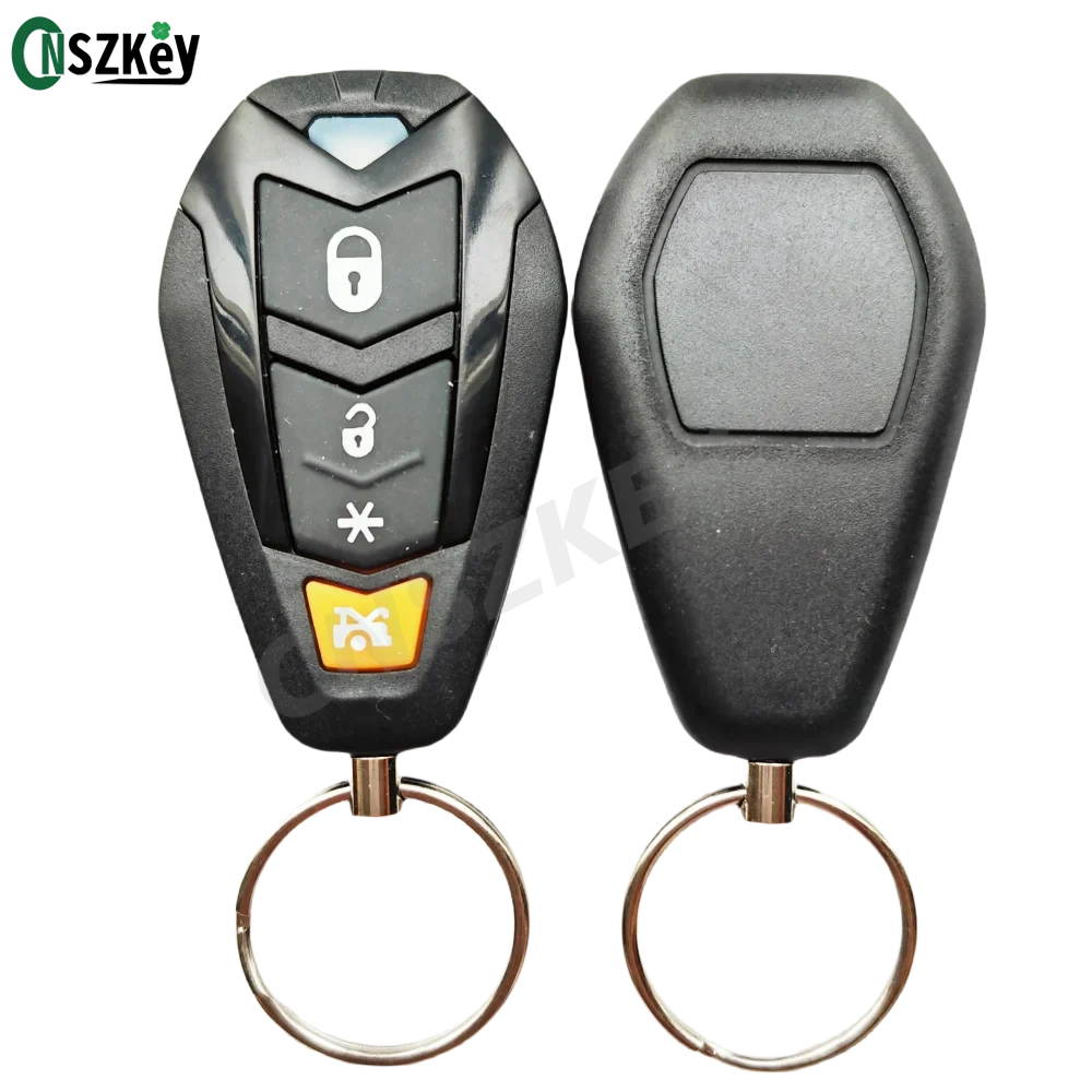 CNSZKEY 5Pcs/Lot Nemesis Universal Remote Control 370Mhz ASK Car Alarm Rolling Code Whilte Light 4 Buttons