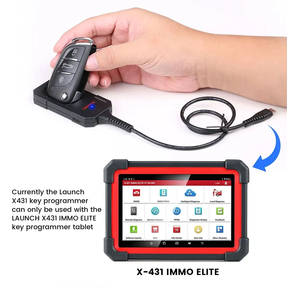 LAUNCH X431 Key Programmer with 4 Chip Keys IMMO Programming Tools work with X431 IMMO ELITE/PLUS/PAD V...