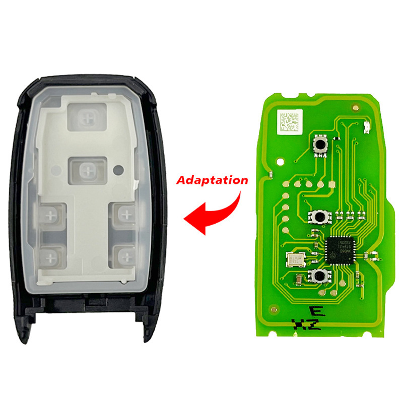 Suitable for VVDI XZKA81EN KIA 3/4/5/6 button smart car key shell/key replacement shell