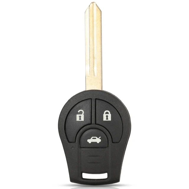 jingyuqin Replacement Key Shell For Nissan 2/3B Remote Car Case Uncut NSN14 Blade Micra K14 Juke March Sunny