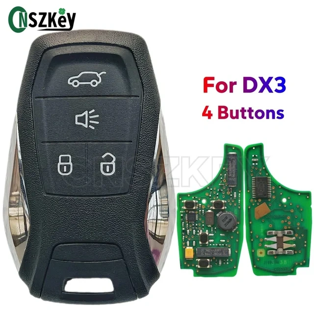 CNSZKEY Original For Southeast DX3 DX7 Smart Remote Key Fob 4/5 Buttons 433.92Mhz ASK 46 HITAG2 Chip Proximity