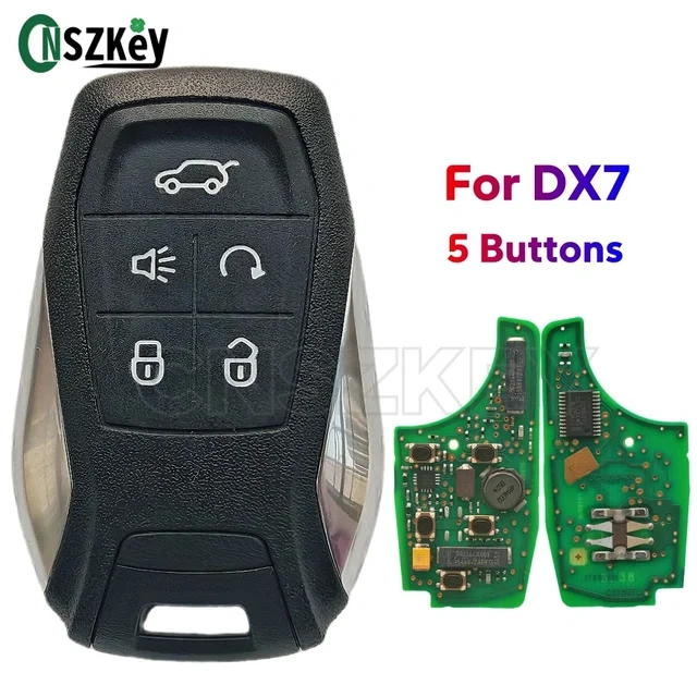 CNSZKEY Original For Southeast DX3 DX7 Smart Remote Key Fob 4/5 Buttons 433.92Mhz ASK 46 HITAG2 Chip Proximity