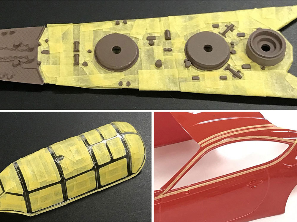 Masking Tape (Slit Type) 1 mm 分色遮蓋膠帶 膠紙 (極細)