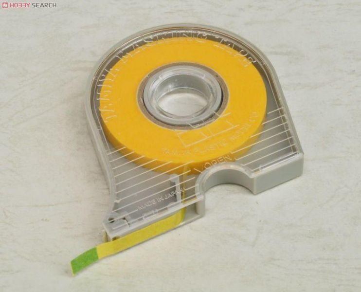Masking Tape with Dispenser Cutter 6 mm 分色遮蓋膠帶 膠紙 (含膠台)