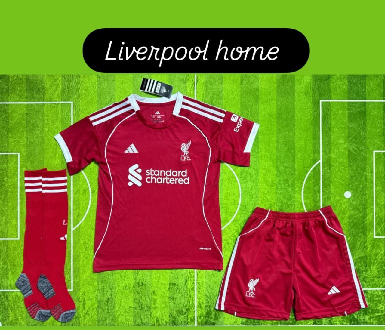 2025-26 Liverpool Home Football Kit
