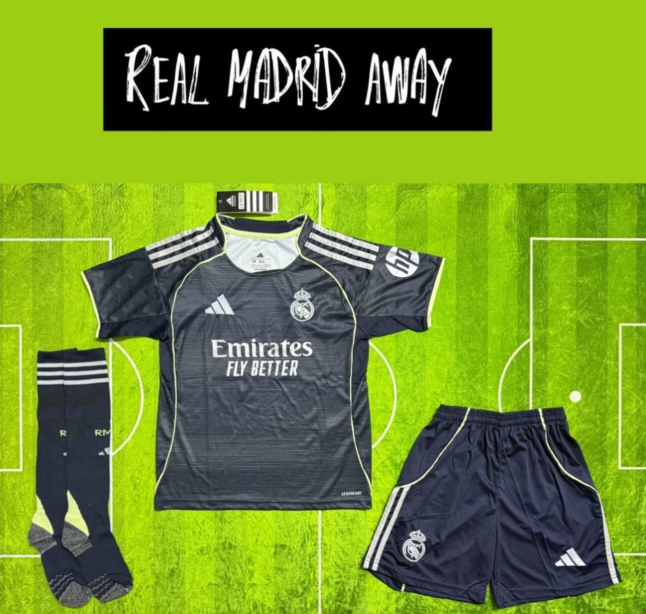 2025/26 Real Madrid Away Football Kit