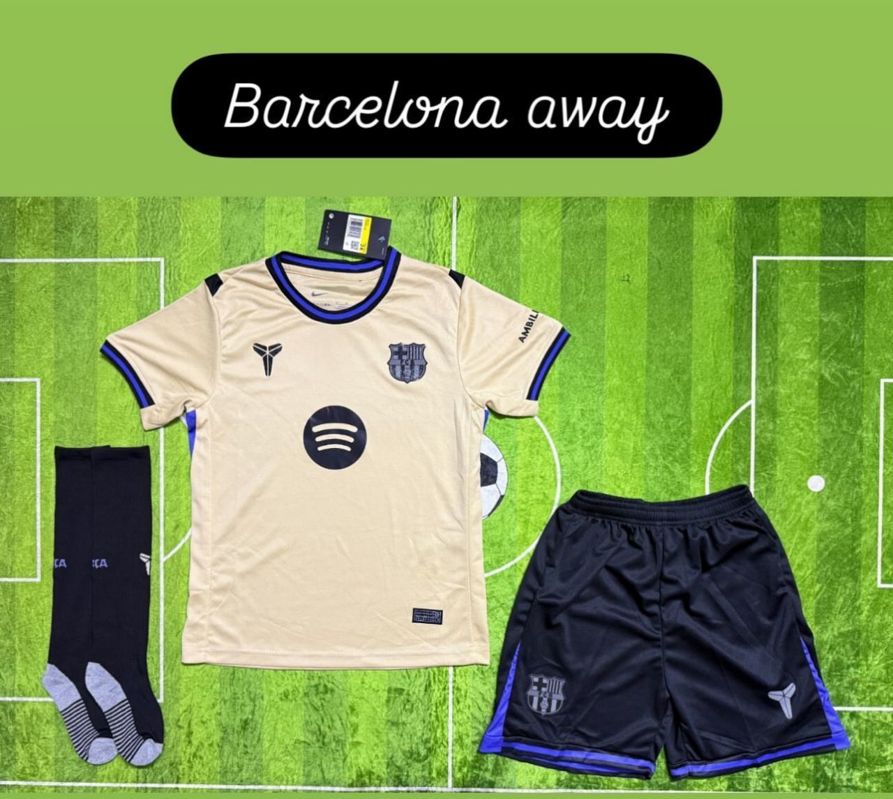 2025/26 Barcelona Away Football Kit