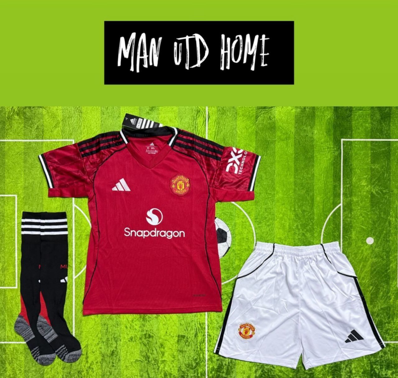 2025-26 Manchester United Home Football Kit