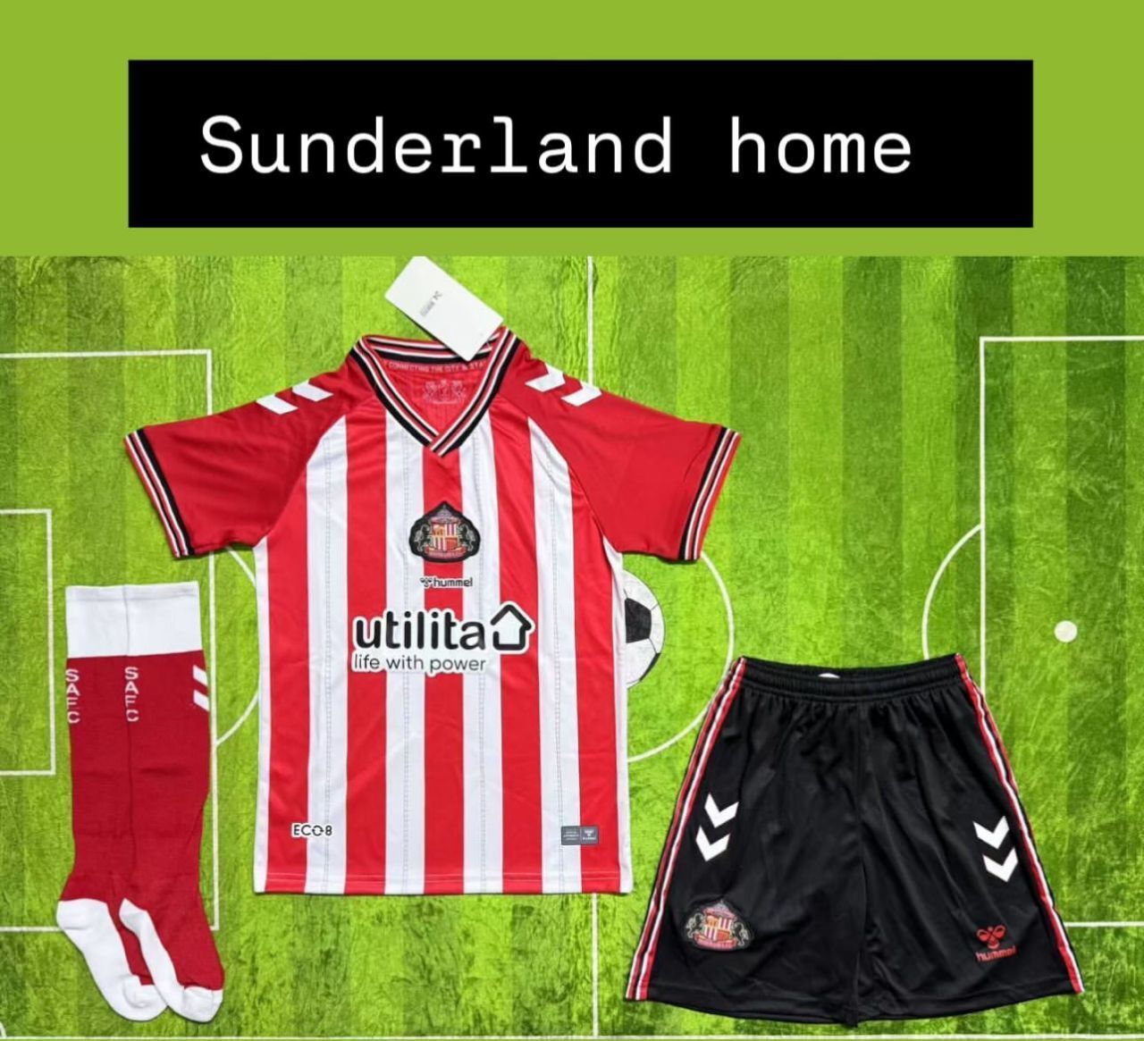 2025-26 Sunderland Home Football Kit