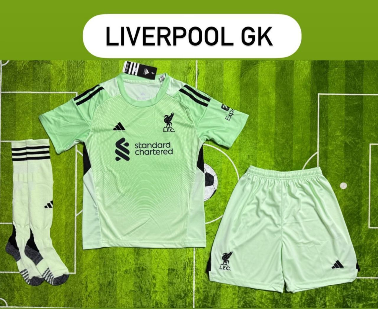 2025/26 Liverpool Green GK Football Kit