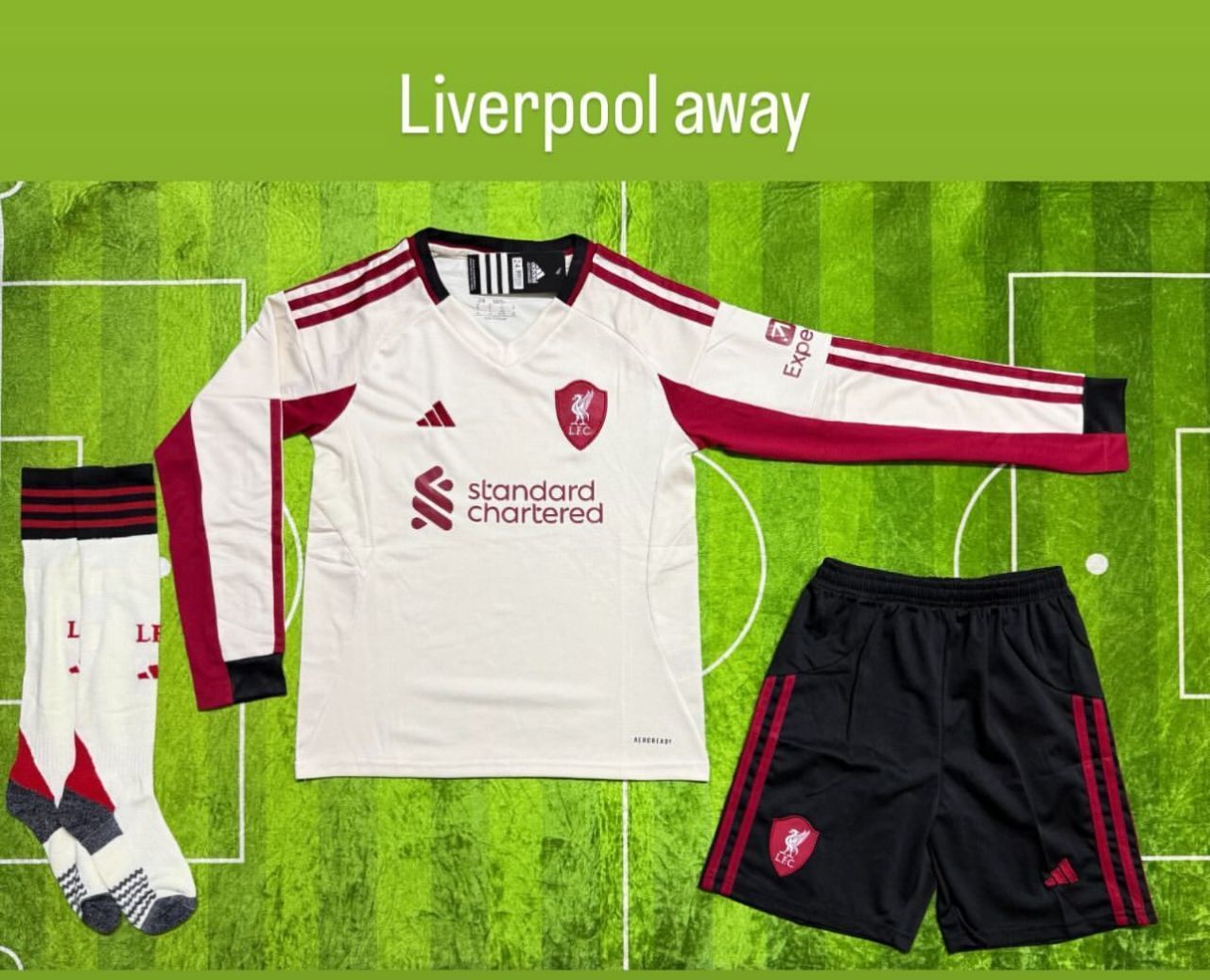 2025/26 Liverpool away long sleeves Football Kit