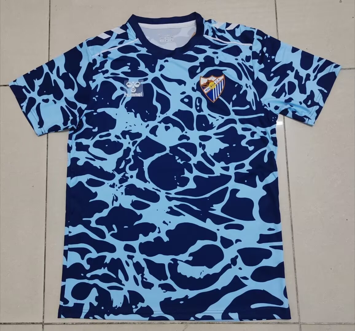 2025-26 Malaga Pre-Match Training Football Jersey