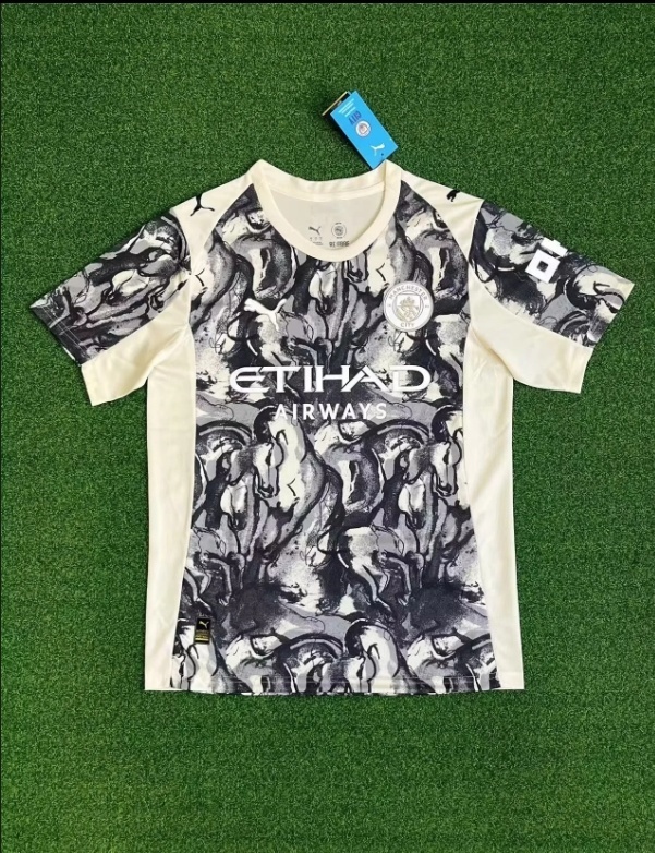 2025-26 Manchester City Year of the Horse Special Edition Football Jersey