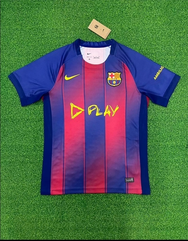 2025-26 Barcelona co-branded football jersey