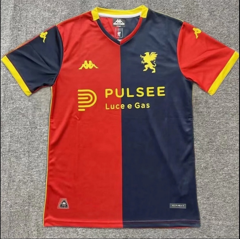2025-26 Genoa Home Football Jersey