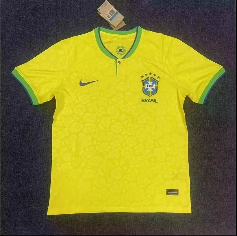 2022-23 Brazil Home Football Jersey