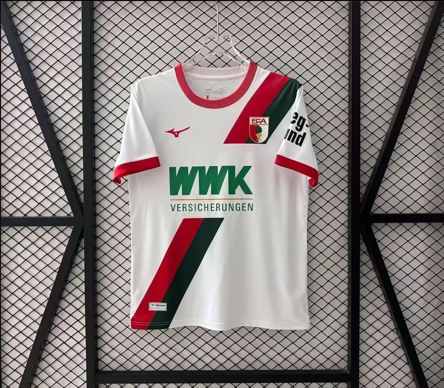 2025-26 Augsburg Home Football Jersey