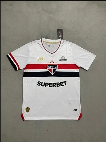 2025-26 São Paulo Home Football Jersey