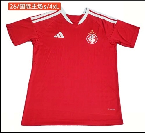 2026-27 Brazil Internacional Home Football Jersey