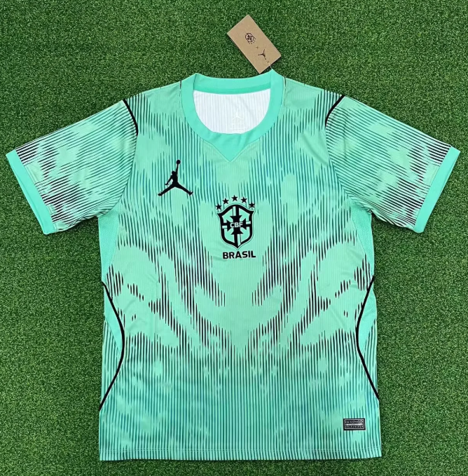 2026-27 Brazil Green Goalkeeper  Football Jersey