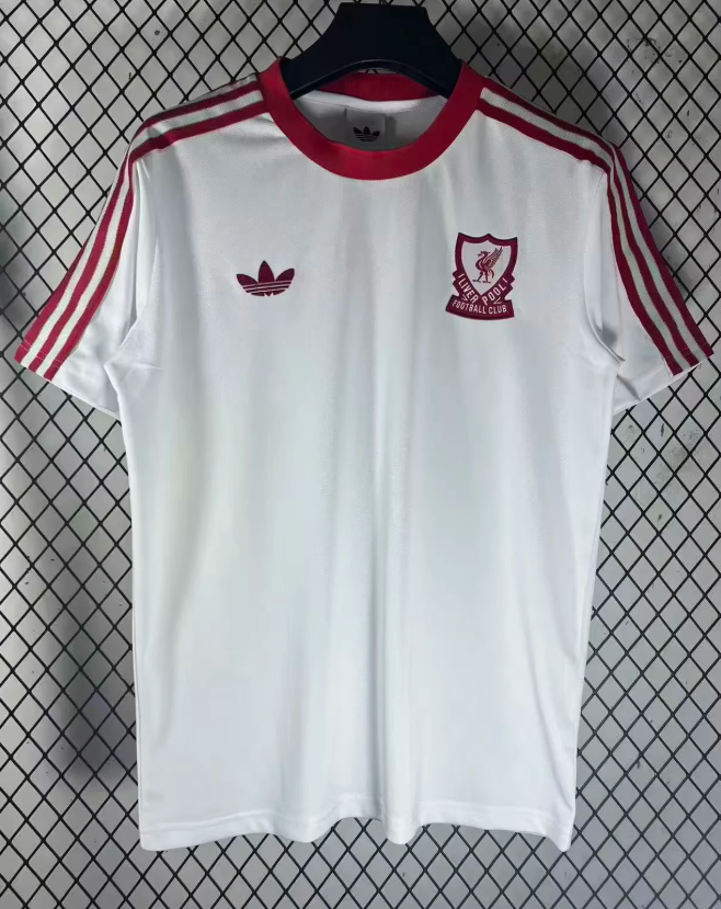 2026-27 Liverpool White T-shirt Football Jersey