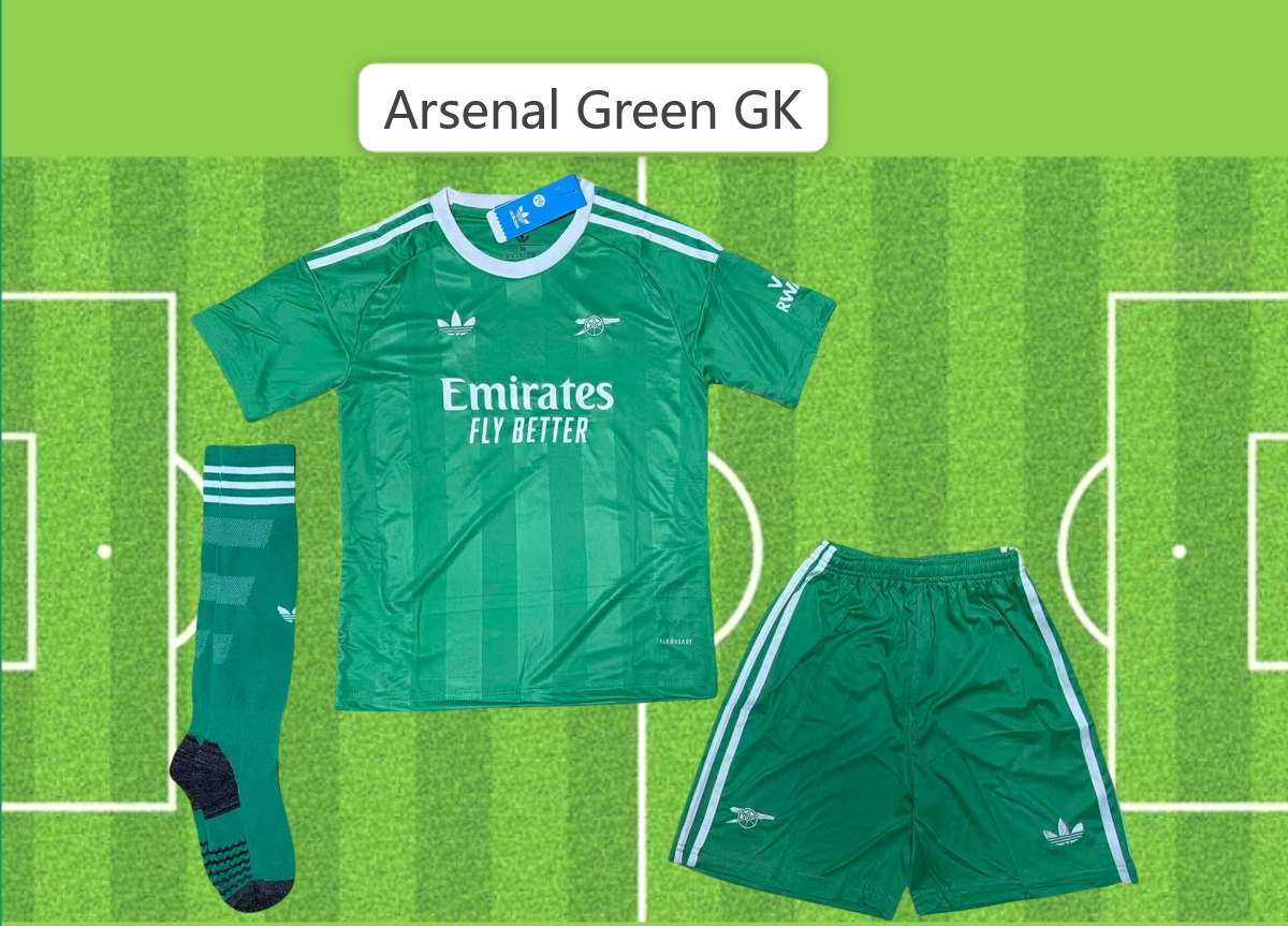 2025/26 Arsenal Green  GK Football Kit