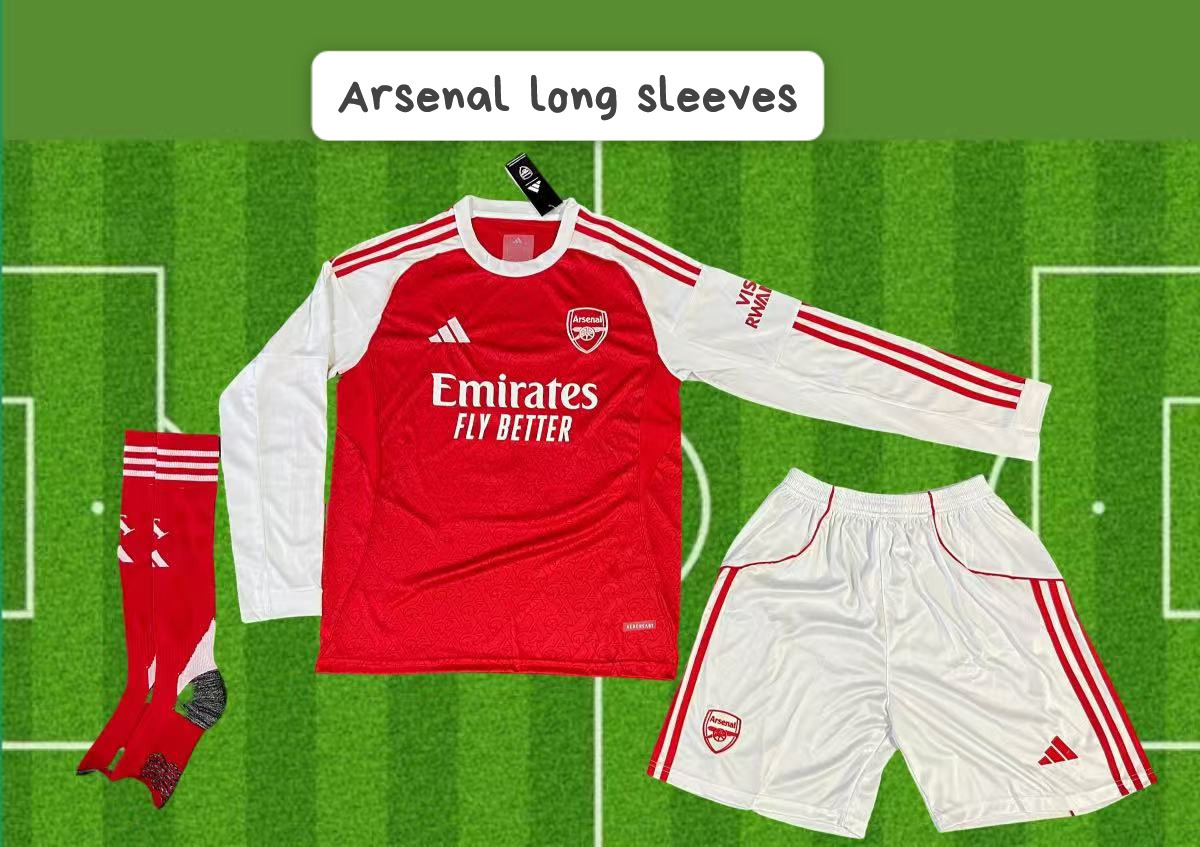 2025-26 Arsenal Home long sleeves Football Kit