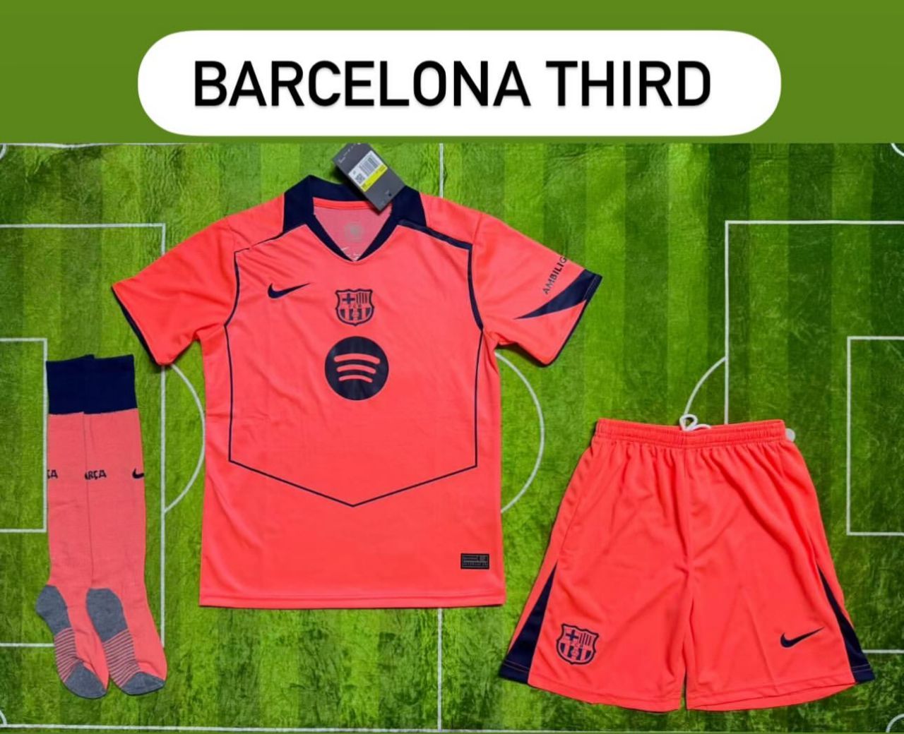 2025-26 Barcelona THIRD Football Kit