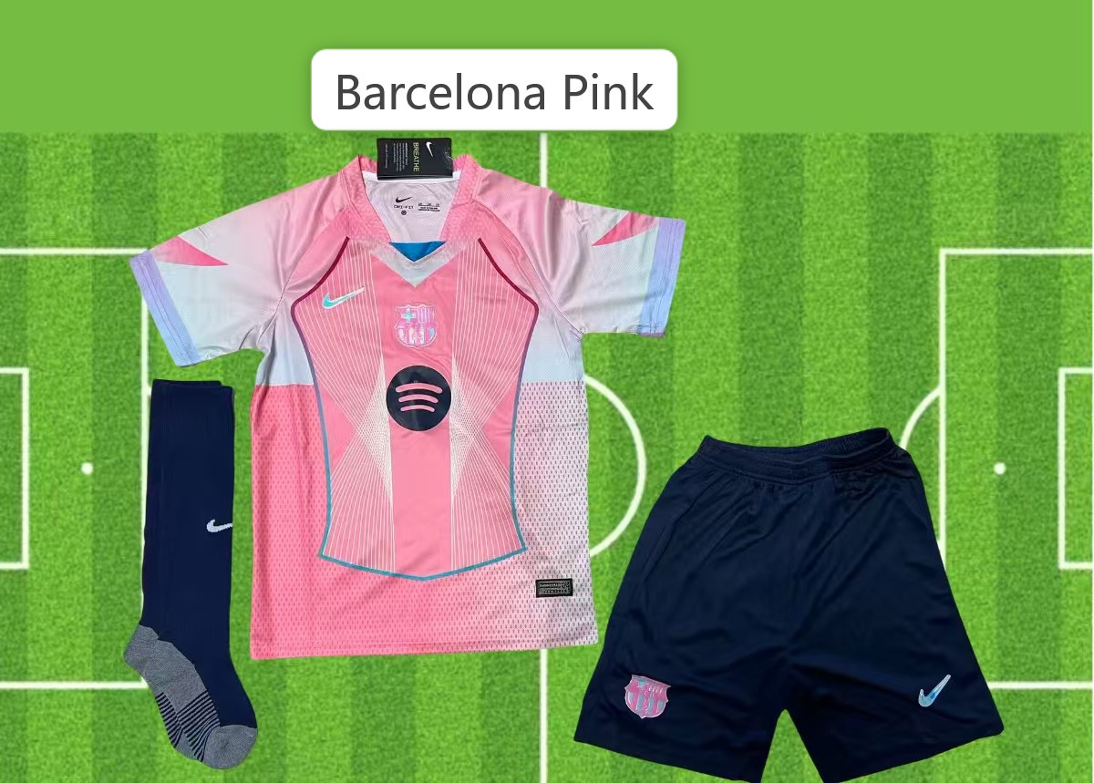 2025/26 Barcelona Pink Special Edition Football Kit