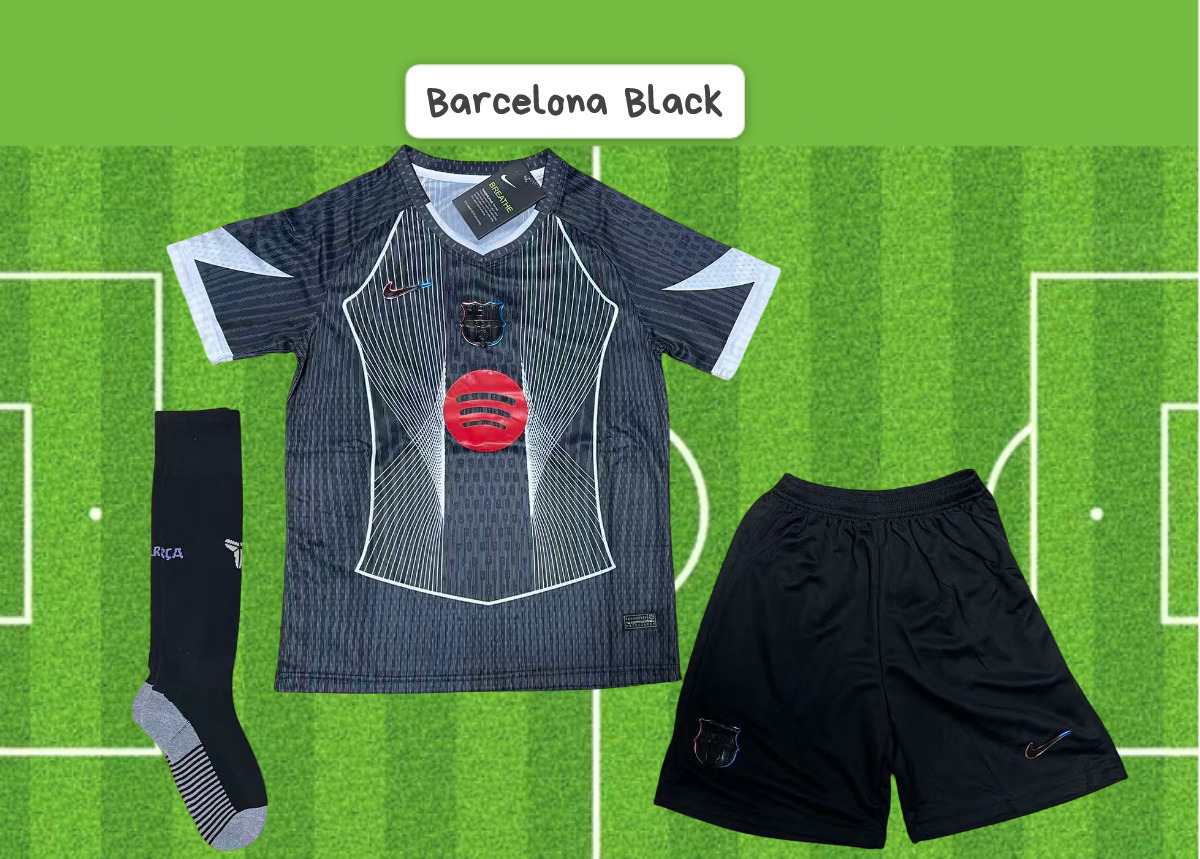 2025/26 Barcelona BLACK  Special Edition Football Kit